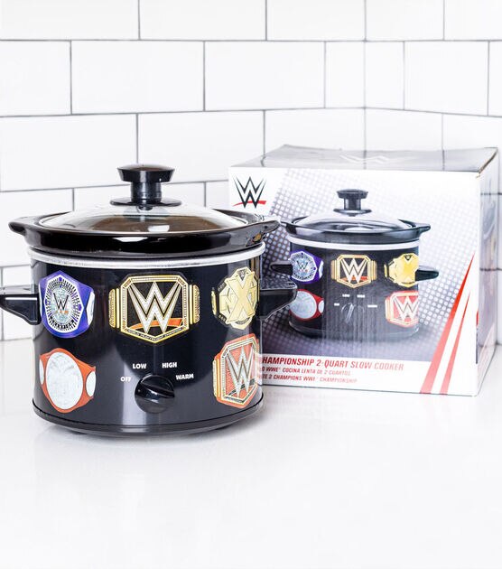 Uncanny Brands WWE Championship Belt 2 QT Slow Cooker, , hi-res, image 3