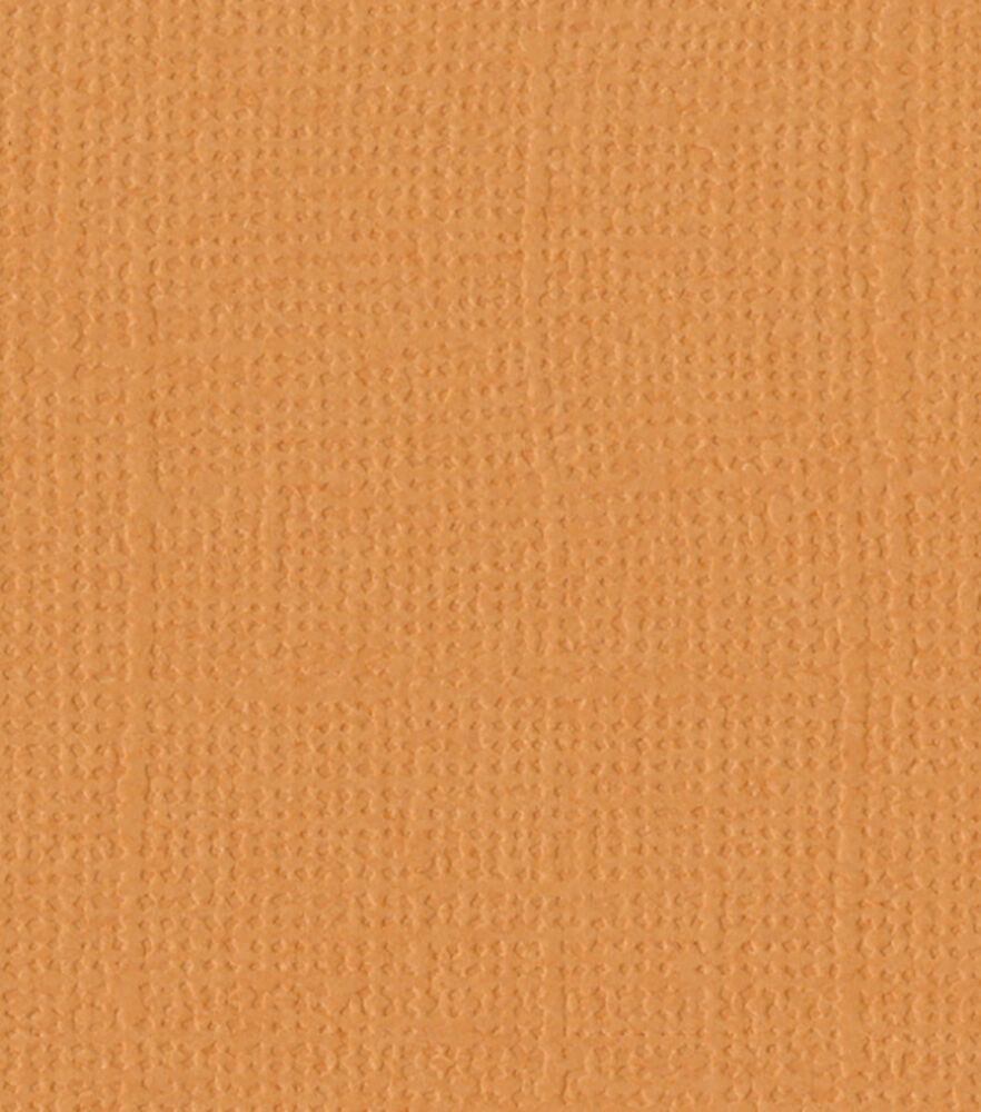 Bazzill 12''x12'' Mono Cardstock, Apricot, swatch, image 1