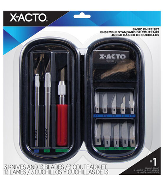 Vintage X-acto Xacto Knife Set Deluxe Hobby Craft Tool Coping Saw