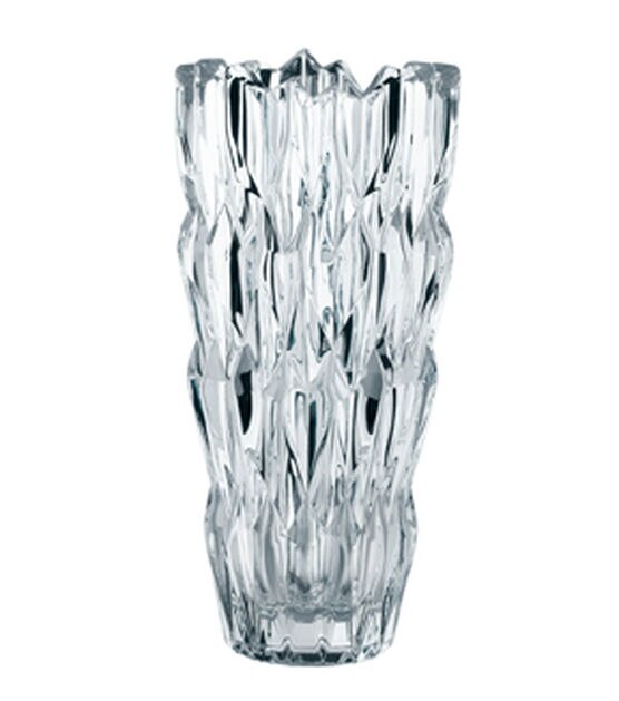 OASIS 10" Quartz Oval Crystal Vase
