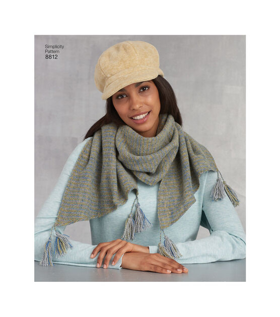 Simplicity S8812 Misses Cold Weather Accessories Sewing Pattern, , hi-res, image 5