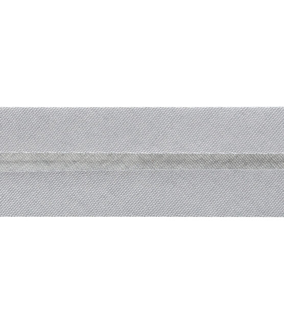 Single Fold Bias Tape Light Grey – Bolt & Spool