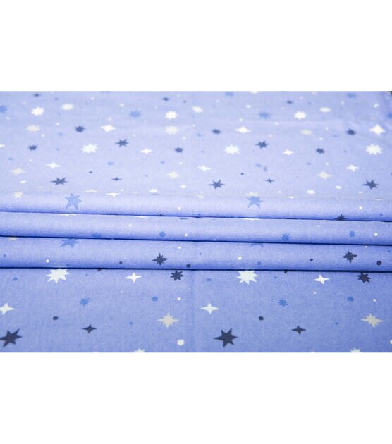 Starburst Snow Super Snuggle Flannel Fabric, , hi-res, image 4