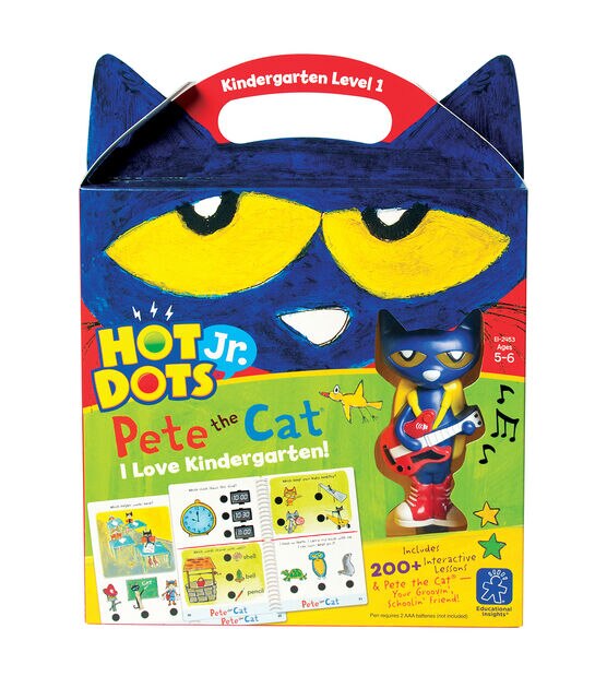 Educational Insights Hot Dots Jr. Pete the Cat I Love Kindergarten Kit