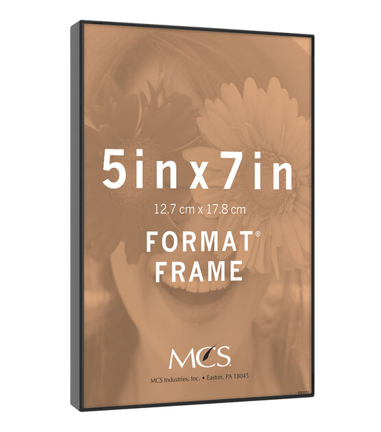 MCS 5"x7" Front Loading Black Wall Frame, , hi-res, image 2