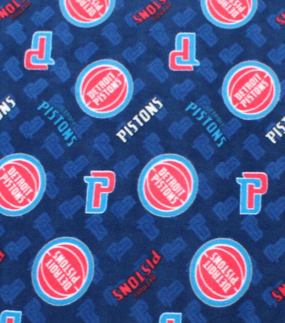 Detroit Pistons Fleece Fabric Logo Toss