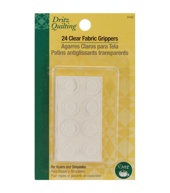 Dritz Clear Fabric Grippers, 24 pc