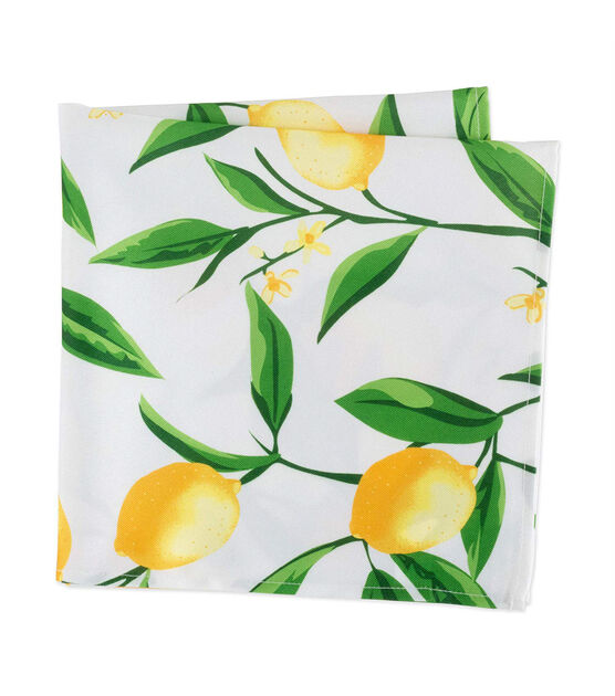 Design Imports Lemon Bliss Outdoor Napkins, , hi-res, image 3