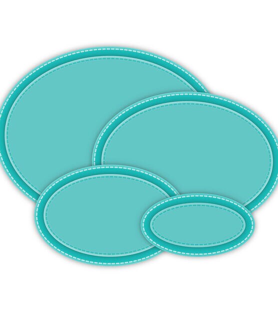 CottageCutz Basics Dies Stitched Oval, .9"X1.9" To 3.5"X4.5", , hi-res, image 3