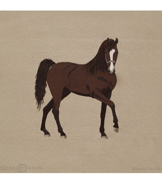 Square By Design Woven Fabric 25" Horse