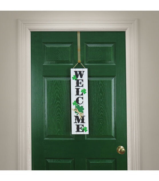 National Tree 24" St. Patrick’s Day Welcome Wall Sign, , hi-res, image 3