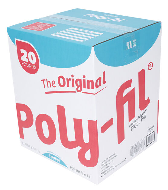 Poly-Fil Premium Polyester Fiber Fill 20lb box