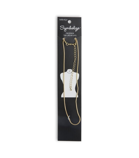 16" Gold Snake Necklace by hildie & jo