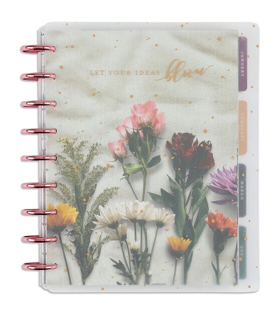 Happy Planner 2023 Beautiful Blooms Classic Vertical 12 Month Planner