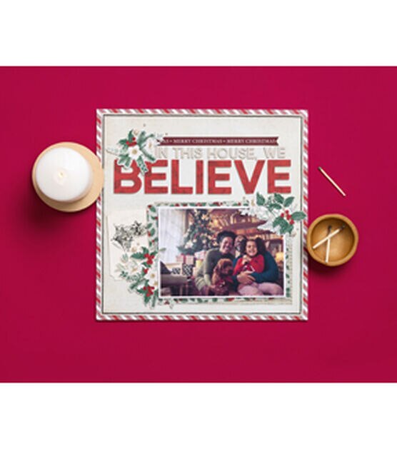 DCWV 36 Sheet 12" x 12" Festive Holiday Double Sided Cardstock Pack, , hi-res, image 3