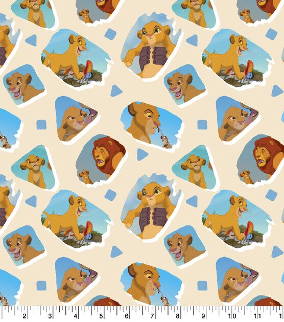 Disney The Lion King Cotton Fabric Movie Stills