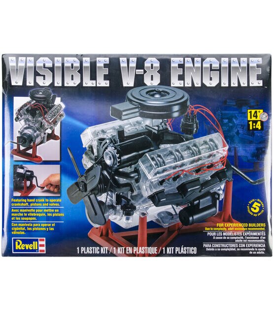 Plastic Model Kit Visible V 8 Engine 1:25