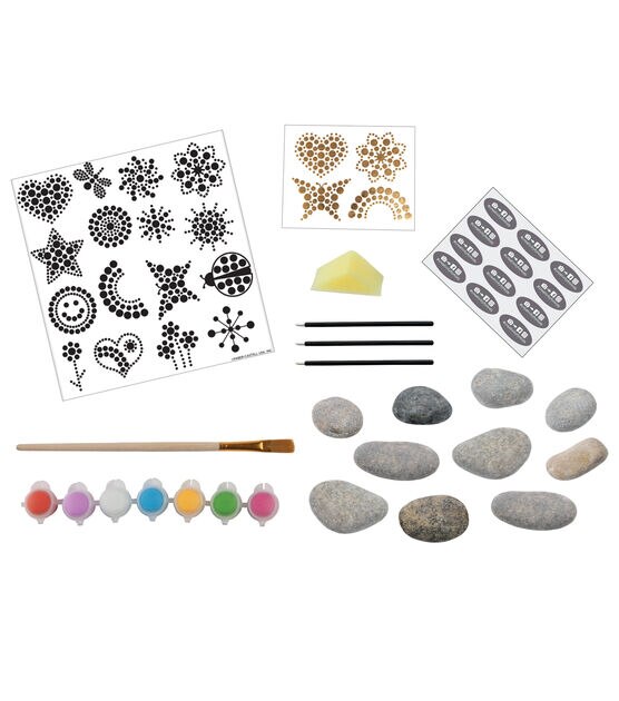 Creativity for Kids Hide & Seek Dot-a-Rock Painting Kit