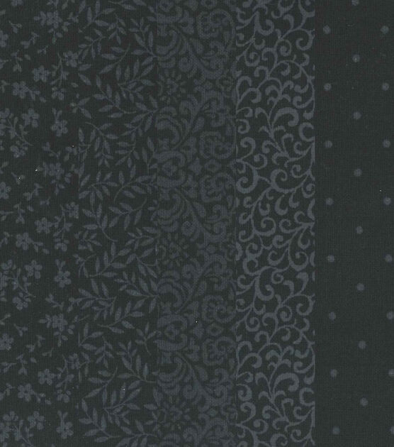 2.5" x 42" Assorted Black Cotton Fabric Roll 20ct by Keepsake Calico, , hi-res, image 2
