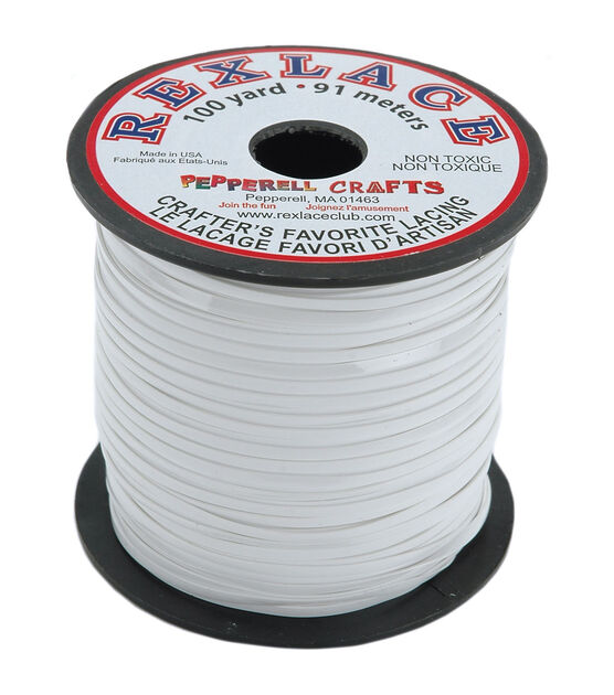 3/32'' Rexlace Plastic Lace Spool - 100yd