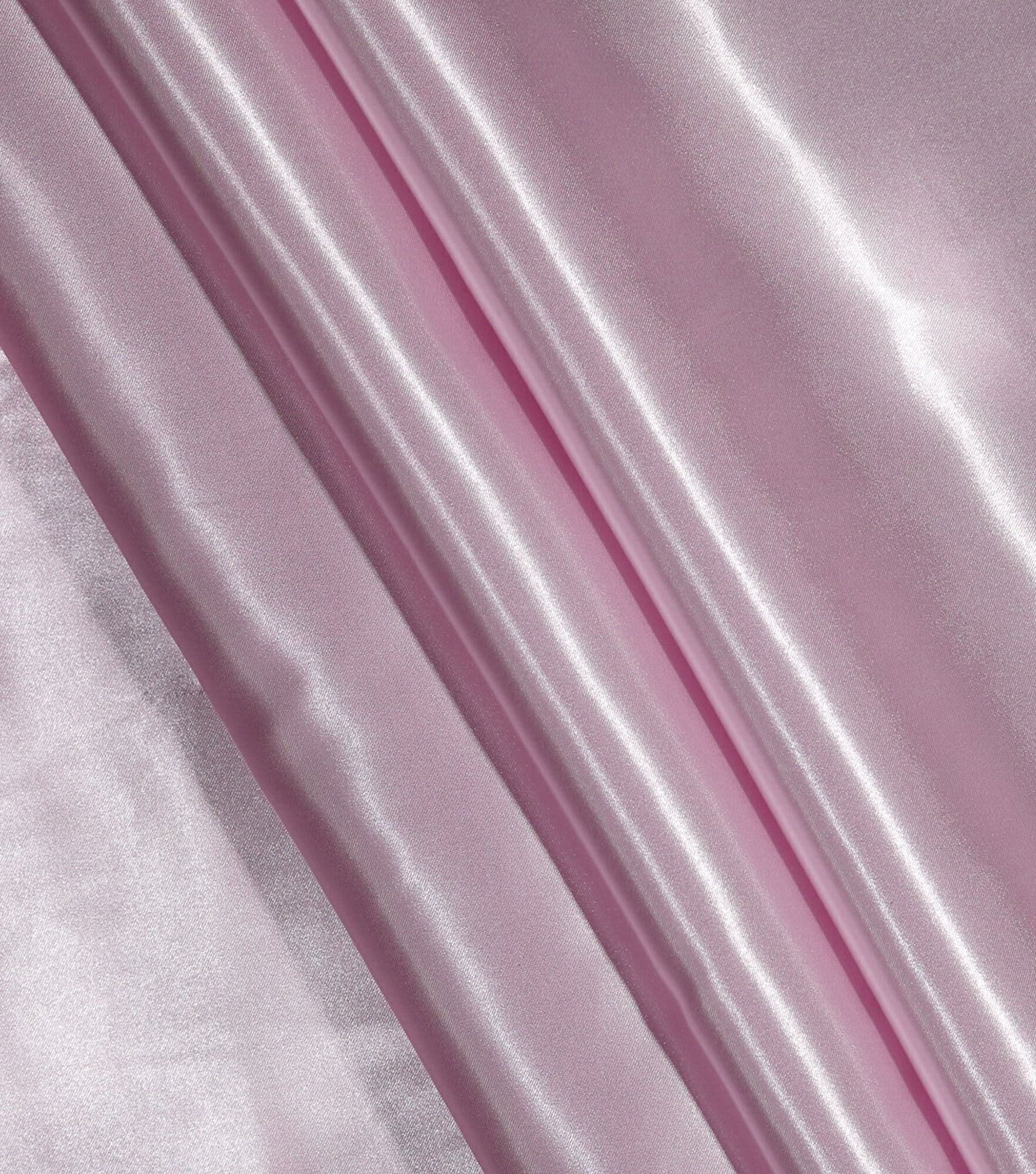 Glitterbug Satin Solid Fabric, Light Pink, hi-res