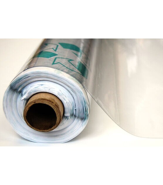 Clear Vinyl by the Roll (Commercial 20 Gauge Flame Retardant