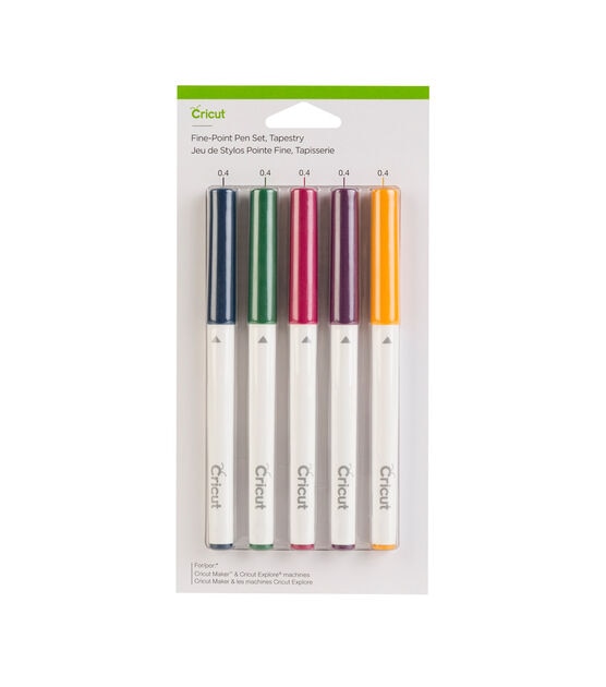 Cricut 0.4mm Tapestry Fine Point Pens 5ct