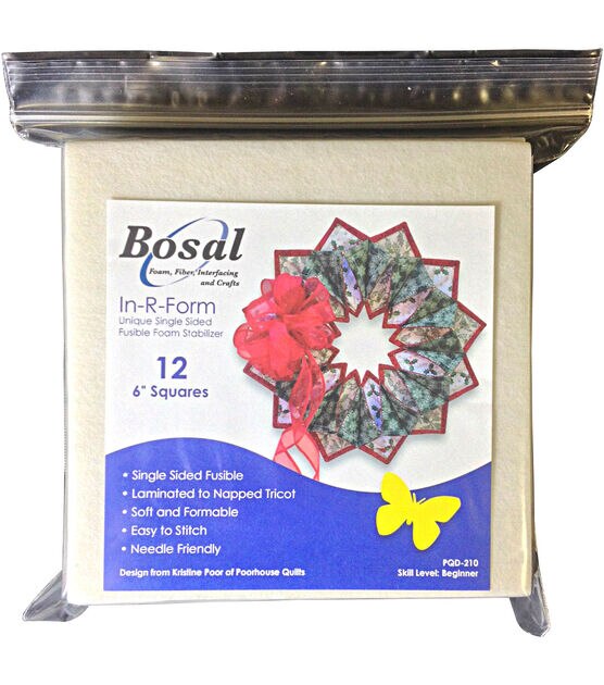 Bosal In-R-Form Single Sided Fusible Foam Stabilizer Off White 58in x – Red  Rock Threads