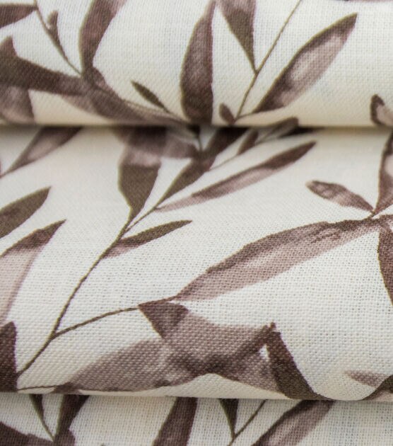 Tan Leaves Quilt Cotton Fabric by Keepsake Calico, , hi-res, image 3
