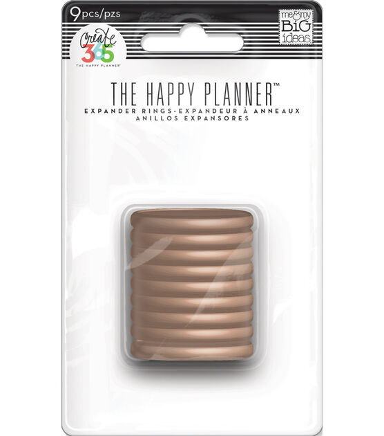Happy Planner Mini 9pk Rose Gold Discs