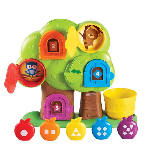 Learning Resources 7ct Hide & Seek Learning Tree House Set