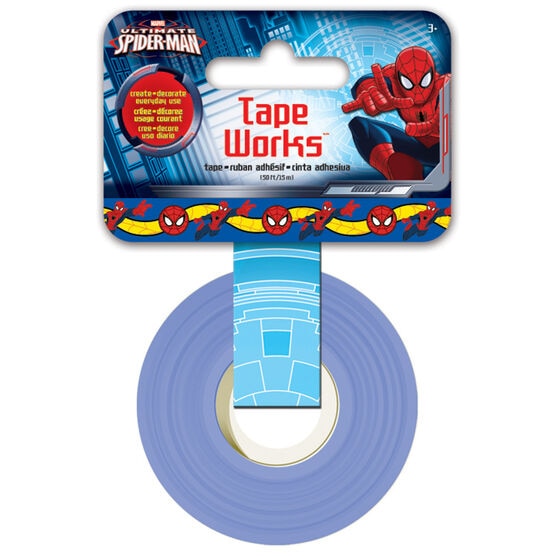 Tape Works Tape .625"X50ft Spiderman