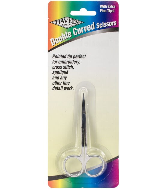 Havel's Double Curved Embroidery Scissors 3.5 Extra Fine Tip