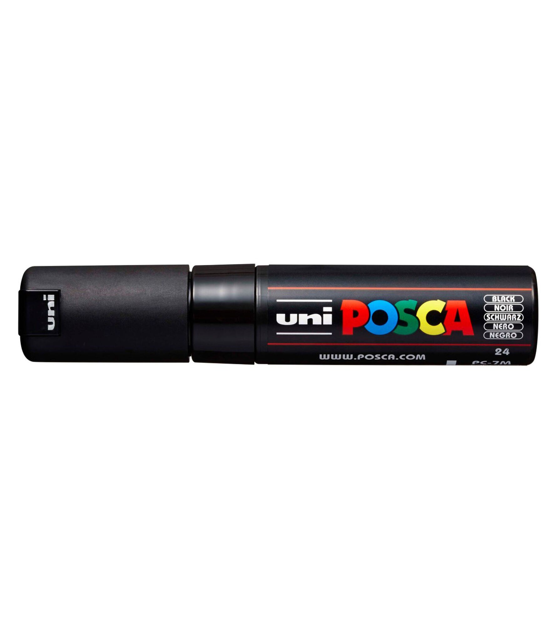 Posca Paint Marker PC-7M Broad Bullet, Black, hi-res