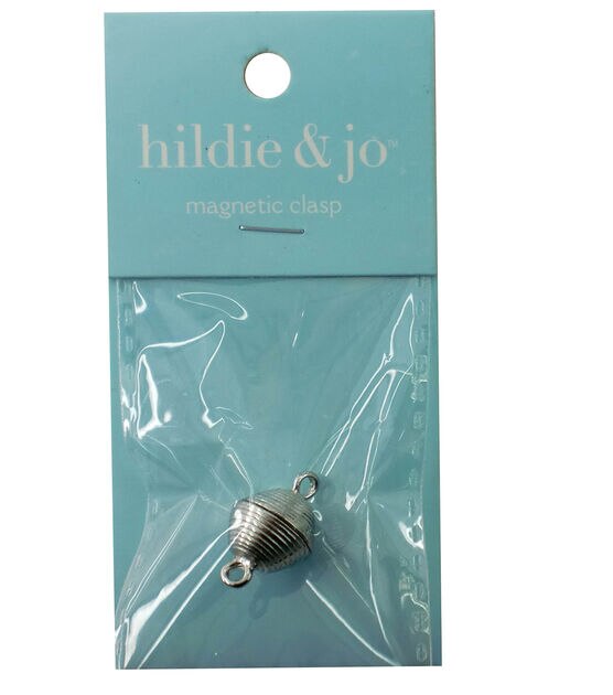 Silver Striped Magnetic Clasp by hildie & jo
