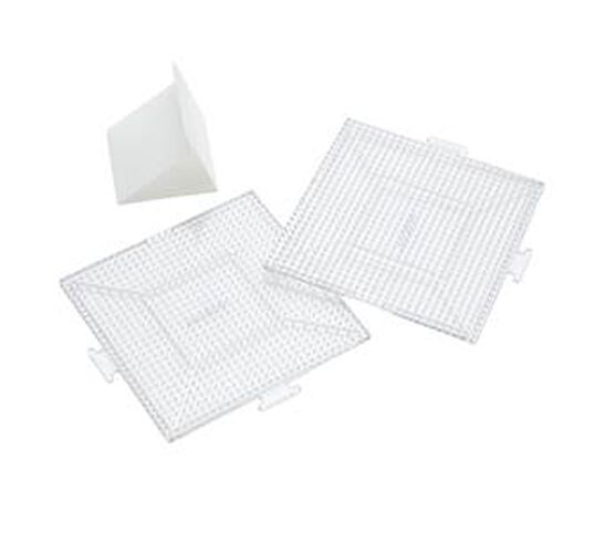Perler 2pc Clear Square Replacement Pegboards