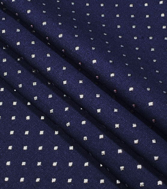 Diamond Dew Drops Quilt Foil Cotton Fabric by Keepsake Calico, , hi-res, image 4