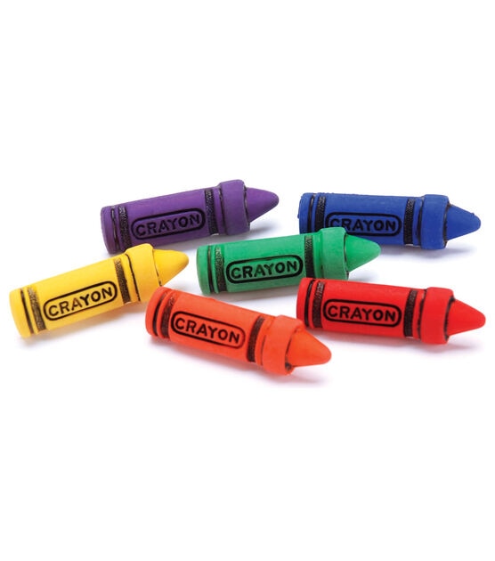 Favorite Findings 6ct Multicolor Crayon Buttons