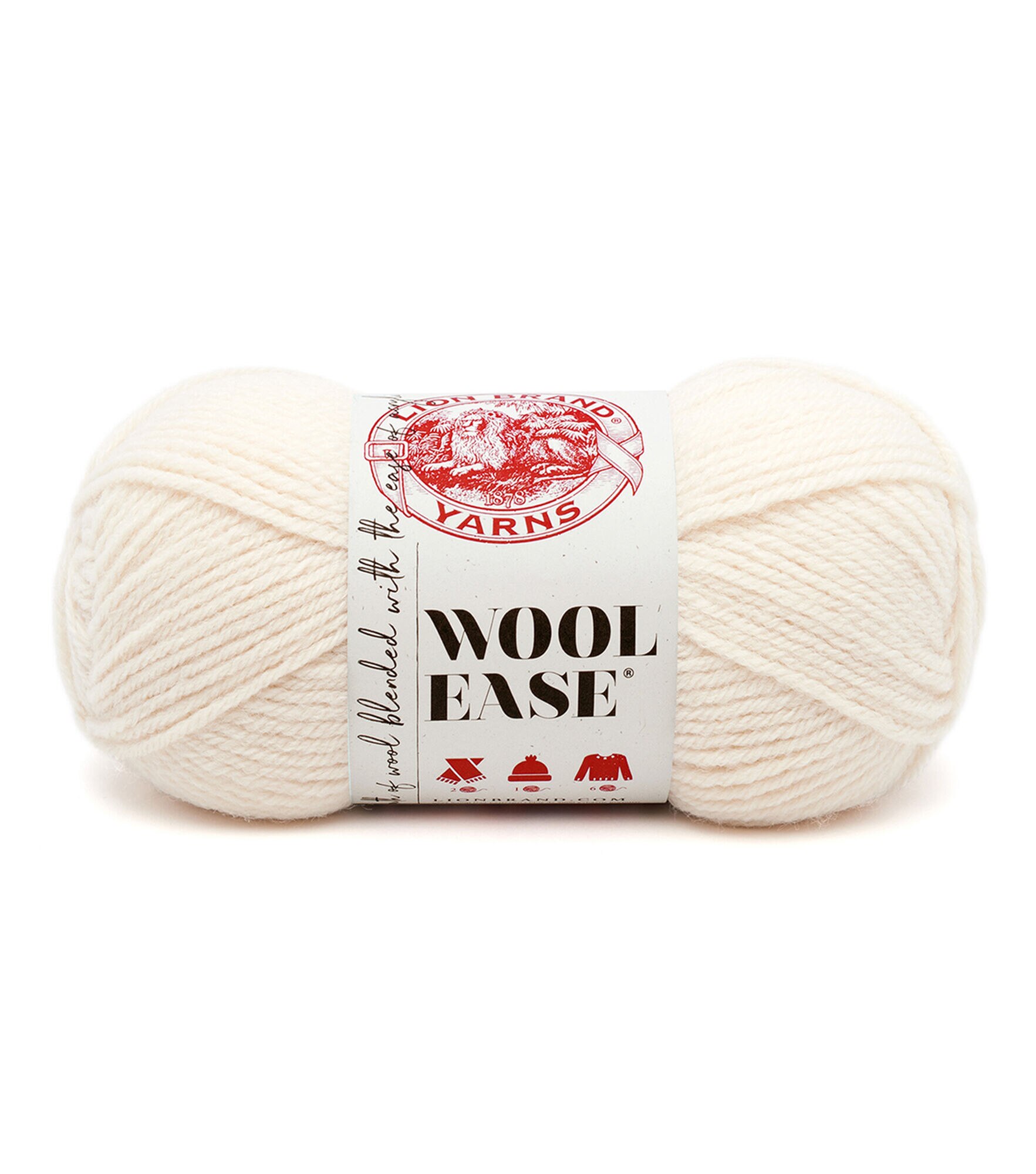 Lion Brand Wool Ease Yarn Oxford Grey