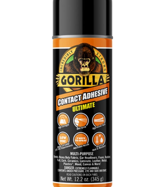 Gorilla Spray Adhesive HEAVY DUTY - Reading the Whole Bottle 