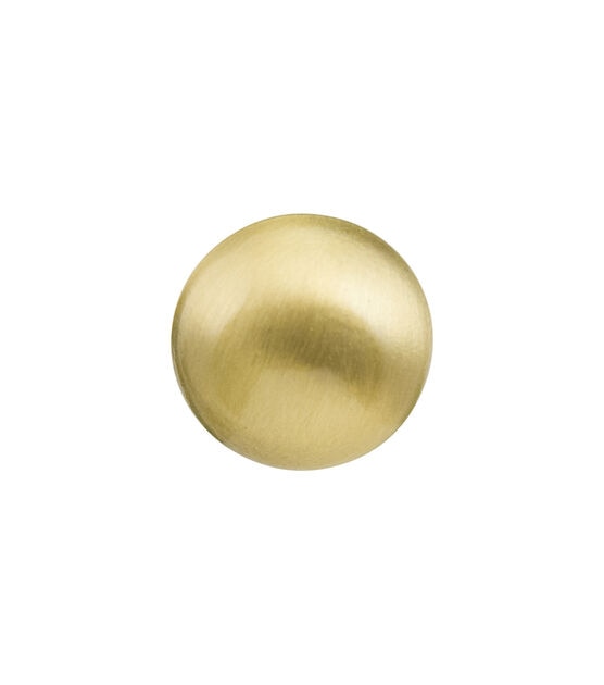 La Mode 5/8" Matte Gold Round Shank Buttons 3pk, , hi-res, image 2