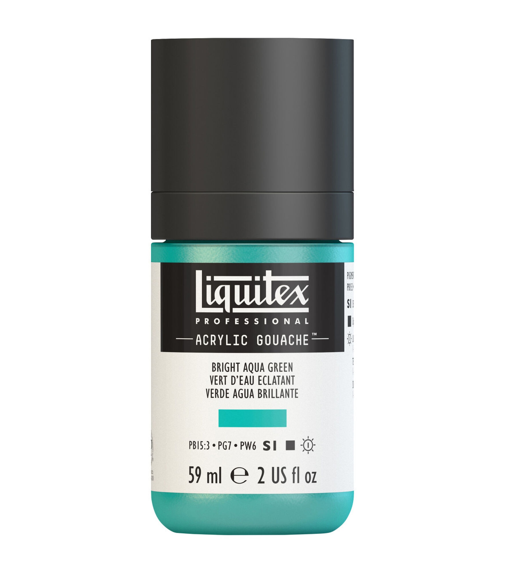 Liquitex Professional Acrylic Gouache 59ml, Bright Aqua Green, hi-res