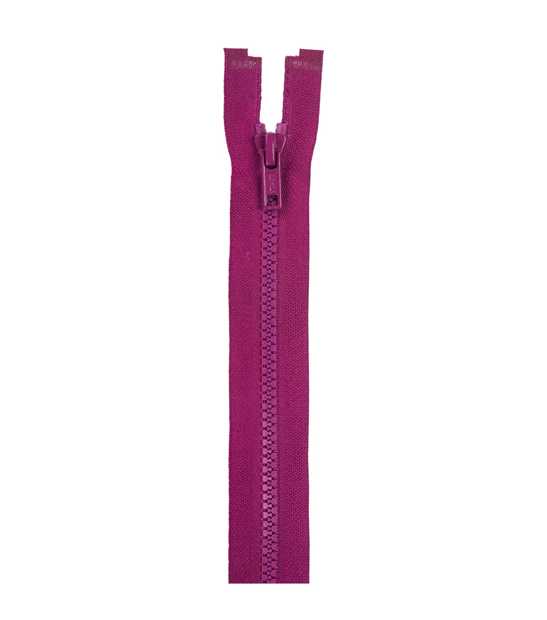 Coats & Clark Sport Separating Zipper 28", Fuchsia, hi-res