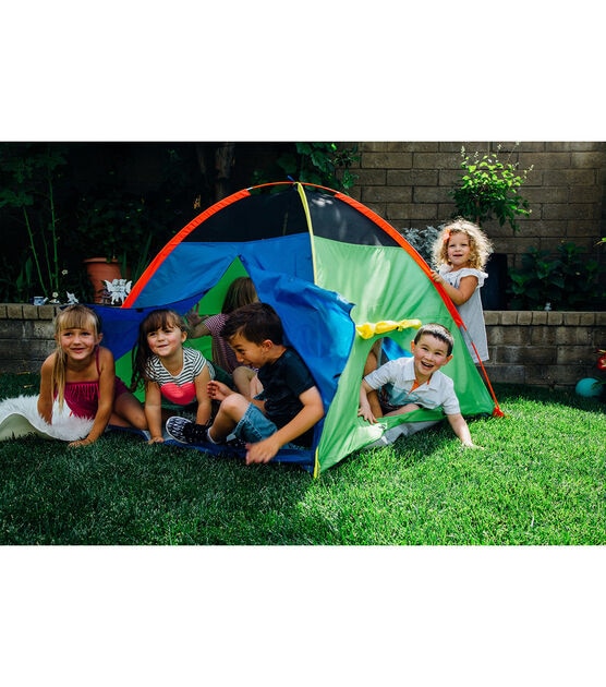 Pacific Play Tents 58" x 46" Multicolor Super Duper 4 Kid Dome Tent, , hi-res, image 10