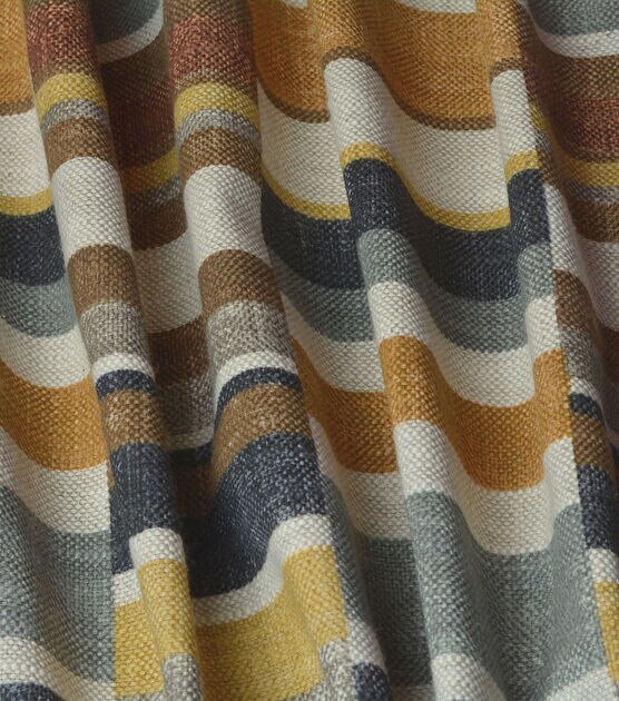 P/K Lifestyles Parallels Toffee Cotton Linen Blend Multi-Purpose Fabric, , hi-res, image 2