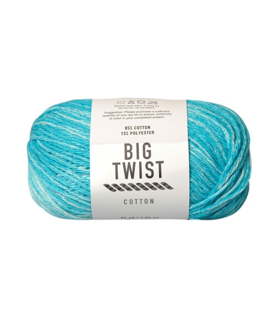 107yds Worsted Cotton Blend Yarn by Big Twist