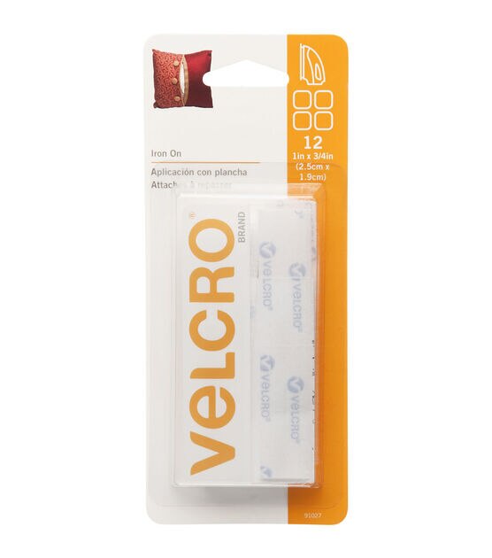 VELCRO Brand 0.75''x1'' Fabric Fusion Heat Activated Adhesive, , hi-res, image 1