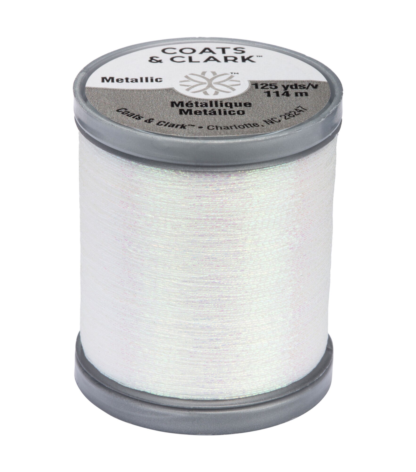 Coats & Clark Metallic Thread 125yds , Pearl, hi-res