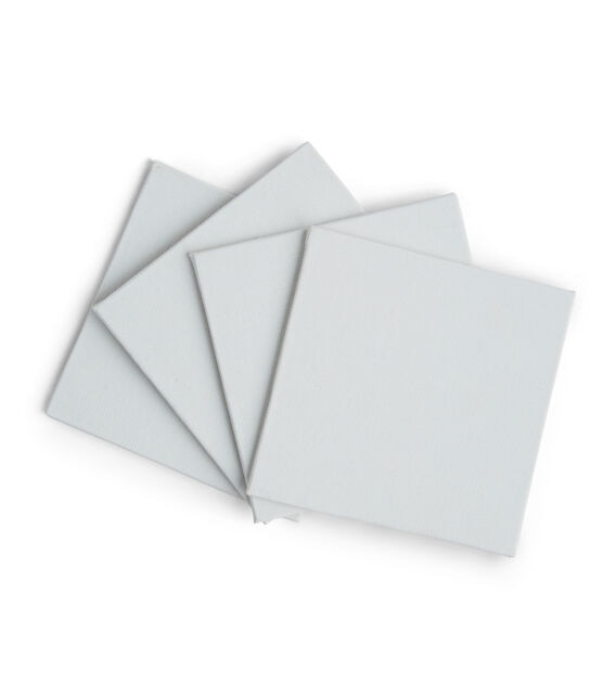 POP! Possibilities 4 pk Small Square Shaped Canvas Panel Boards