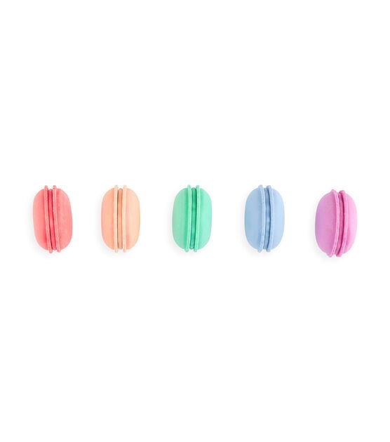 OOLY 5ct Multicolor Le Macaron Patisserie Vanilla Scented Erasers, , hi-res, image 8